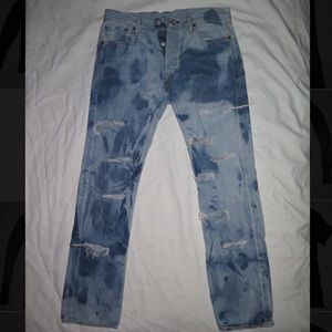 Levi’s 501 Custom bleach dye
